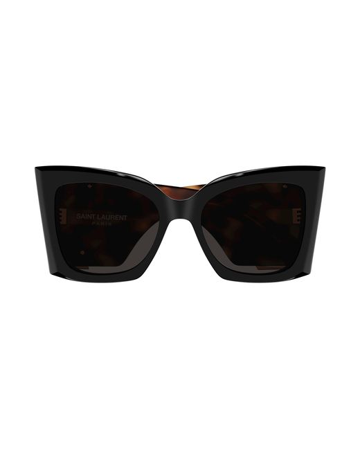 Saint Laurent Black Sl M119 Blaze 003 Sunglasses Acetate Cat Eye