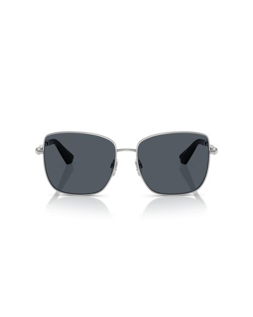 Burberry Black Be3158 135387 Sunglasses Metal Squared Normal