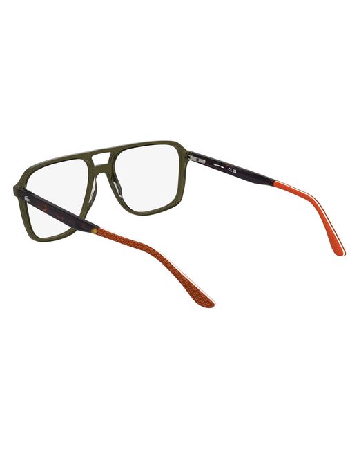 Lacoste Black L2991 275 Optical Frames Acetate Pilot Normal
