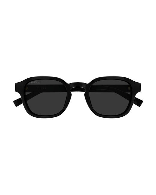 Gucci Black Gg2106S 001 Sunglasses Injected Round for men