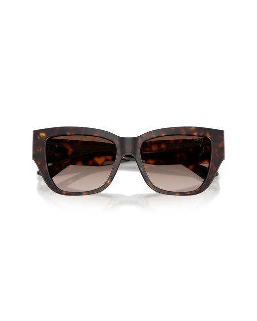 Jimmy Choo Black Jc5039Bu 500213 Sunglasses Acetate Pillow Normal Shaded