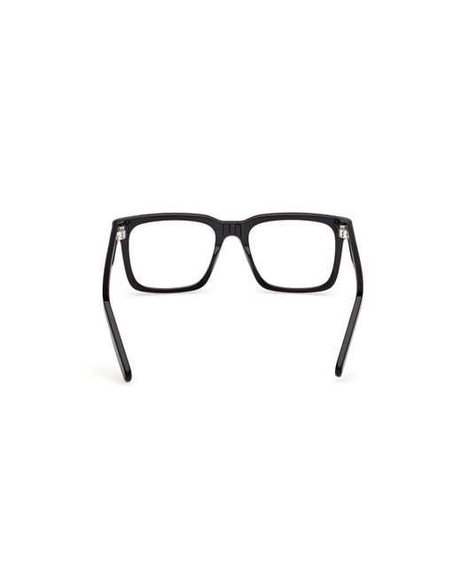 Adidas Black Or5124 001 Optical Frames Acetate Squared Normal for men