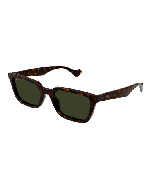 Gucci Black Gg1539S 002 Sunglasses Injected Squared for men