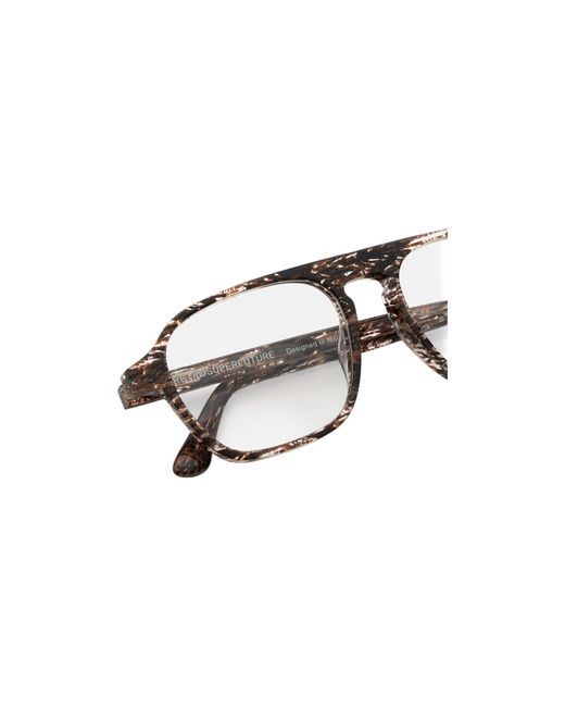 Retrosuperfuture Black Gvv Numero 142 Strambo Optical Frames Acetate Squared