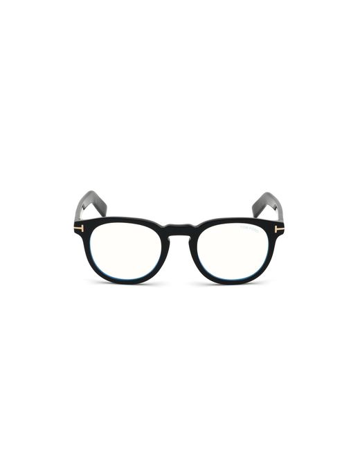 Tom Ford Black Ft5629-B 052 Optical Frames Acetate Round Normal for men