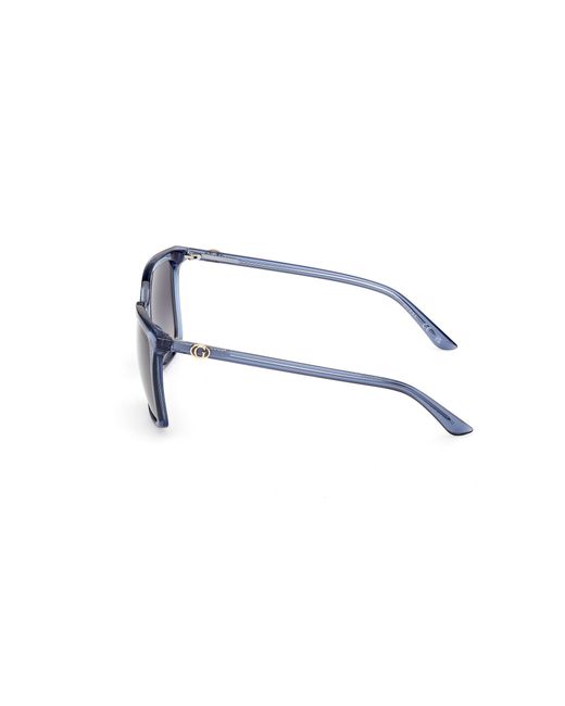 Guess Black Gu00258 90B Sunglasses Injected Smoke Squared Normal