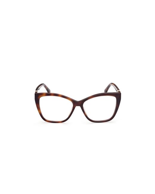 Max Mara Black Mm5036 052 Optical Frames Acetate Squared Normal