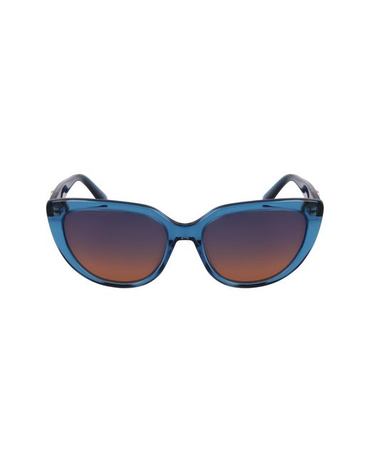 Longchamp Black Lo766S 400 Sunglasses Acetate Cat Eye Normal