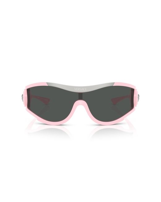 Versace Black Ve4475 548587 Sunglasses Injected Geometric Normal
