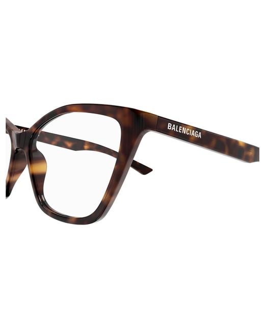 Balenciaga Black Bb0405O 002 Optical Frames Acetate Transparent Butterfly