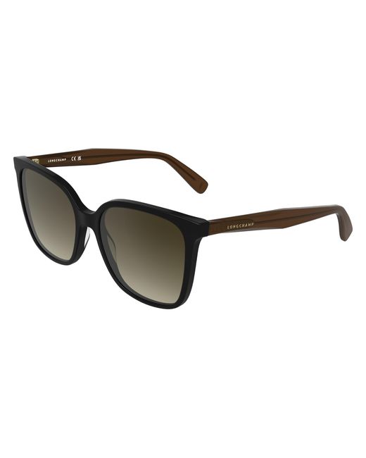 Longchamp Black Lo807S 001 Sunglasses Acetate Squared Normal