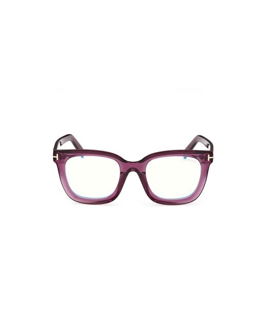 Tom Ford Black Ft5880-B 081 Optical Frames Acetate Squared Normal