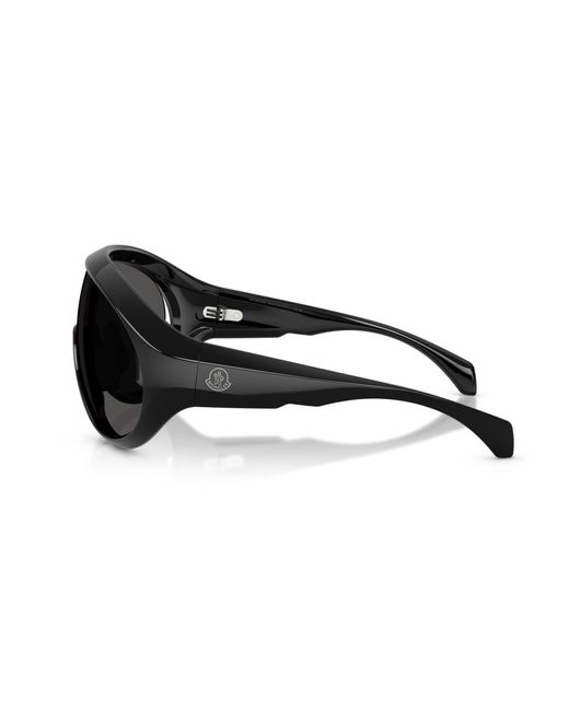 Moncler Black Me8010 Contrast 500187 Sunglasses Injected Round Normal