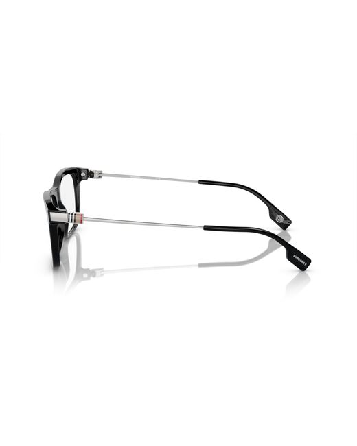 Burberry Black Be2384 3001 Optical Frames Acetate Transparent Squared Normal for men
