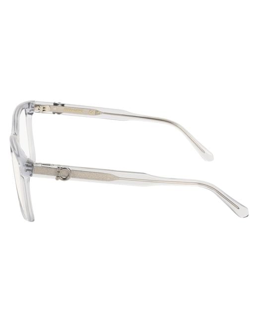 Ferragamo Black Sf3043E 020 Optical Frames Squared Normal for men
