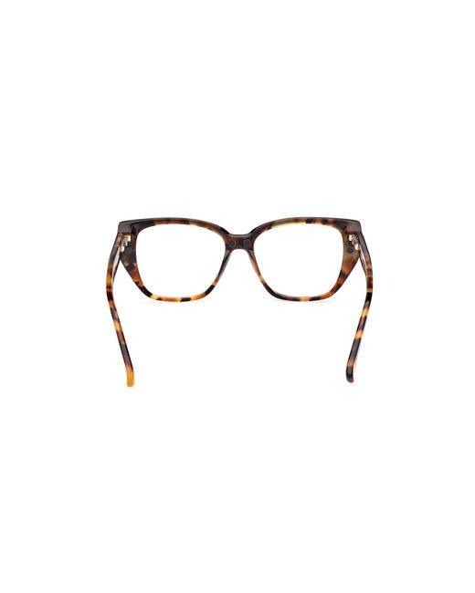 Max Mara Black Mm5212 052 Optical Frames Acetate Round Normal