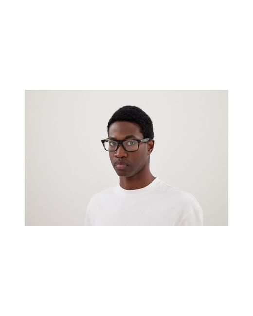 Balenciaga Black Bb0426O 004 Optical Frames Acetate Transparent Squared for men