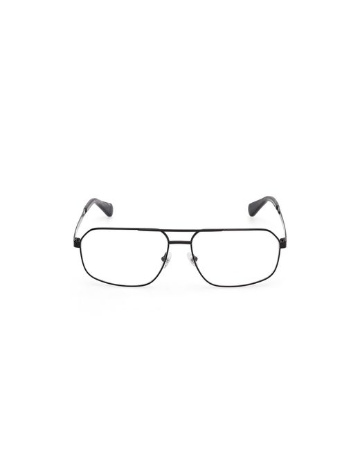Timberland Black Tb50058 001 Optical Frames Metal Squared Normal for men