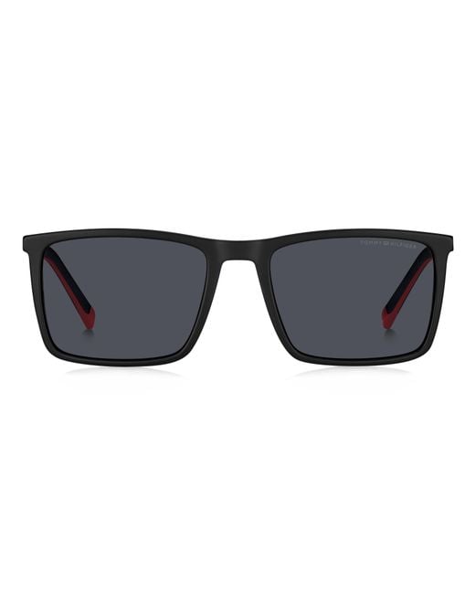 Tommy Hilfiger Black Th 2077/S 003/Ir Sunglasses Acetate Squared for men