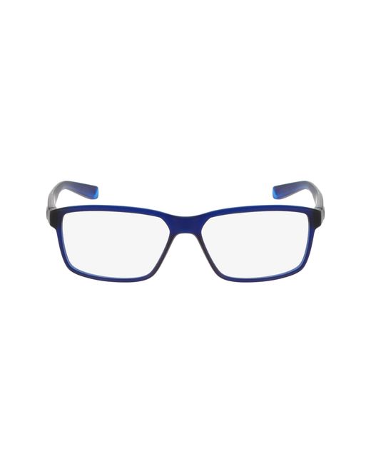 Nike Black 7092 405 Optical Frames Injected Squared Normal Photochromatic for men