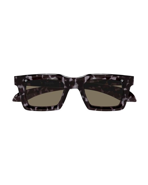McQueen Black Am0506S 002 Sunglasses Acetate Squared for men