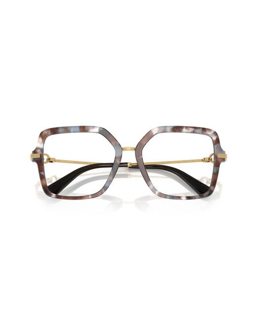 Dolce & Gabbana Black Dg3396 3445 Optical Frames Acetate Squared Normal