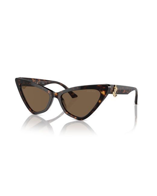 Jimmy Choo Black Jc5008 500273 Sunglasses Acetate Cat Eye Normal