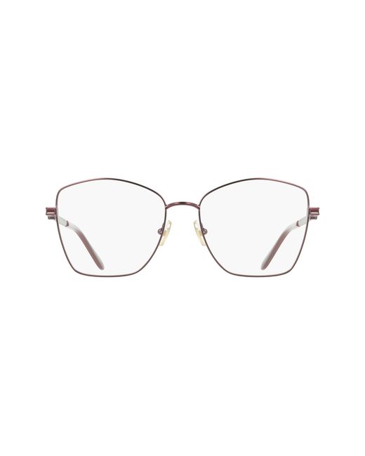 Ferragamo Black Sf2242 602 Optical Frames Metal Squared Normal