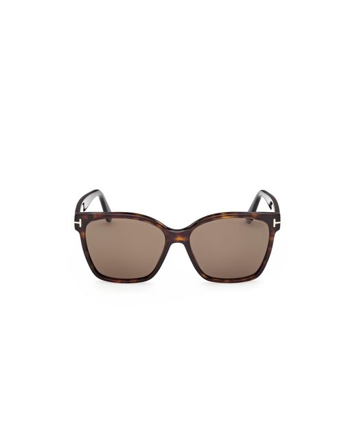 Tom Ford Black Ft1312 Iris-02 52H Sunglasses Acetate Butterfly Polarized