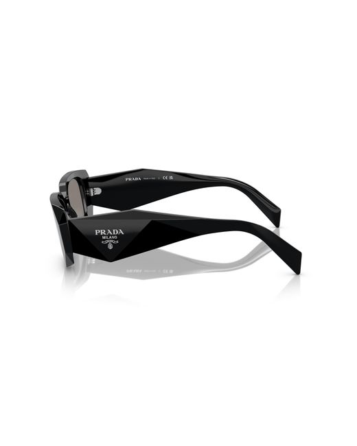 Prada Black Pr 17Ws 1Ab07Z Sunglasses Acetate Squared Normal Multilayer