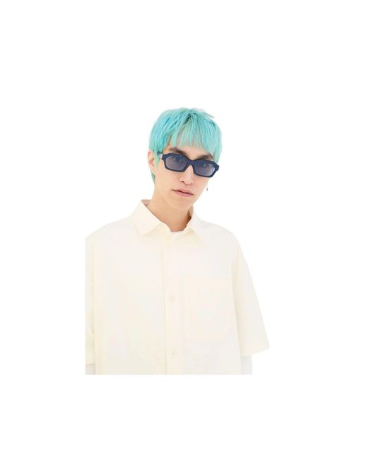 Retrosuperfuture Black Ajs Boletus Metallic Sunglasses Acetate Squared Normal
