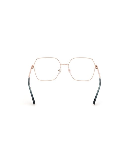 MAX&Co. Black Mo5139 028 Optical Frames Metal Squared Normal