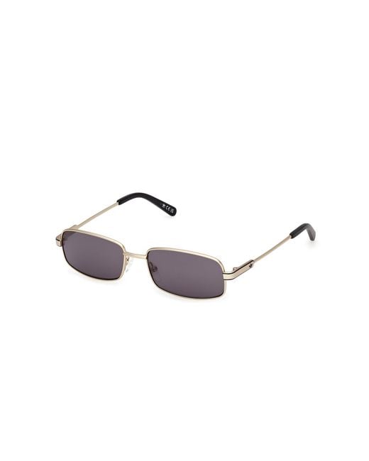 Adidas Black Or0138 32A Sunglasses Metal Smoke Squared Normal