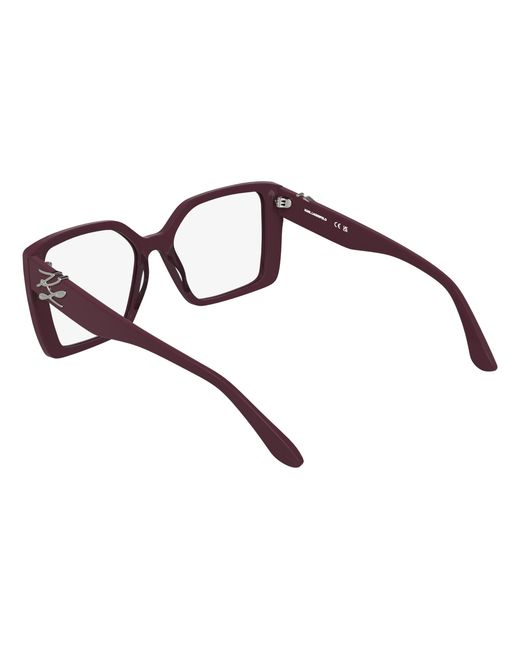 Karl Lagerfeld Black Kl6241 601 Optical Frames Acetate Squared Normal
