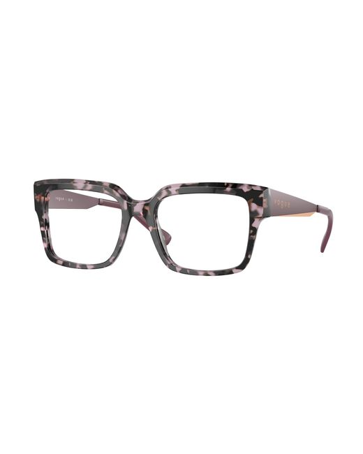 Vogue Eyewear Black Vo5559 3146 Optical Frames Acetate Transparent Pillow Normal