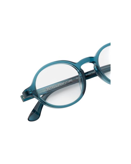 Retrosuperfuture Black J9I Numero 140 Optical Frames Acetate Round