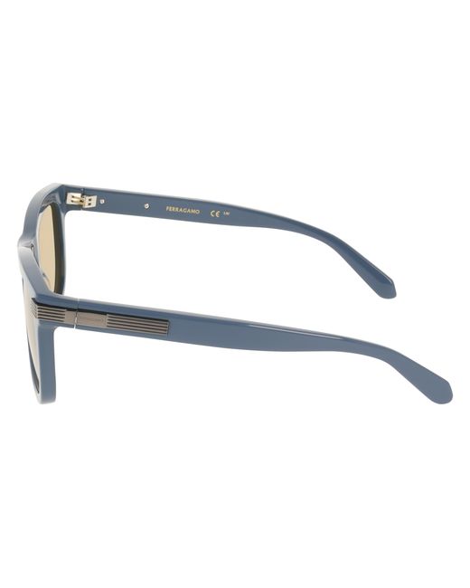 Ferragamo Black Sf2088S 414 Sunglasses Acetate Squared Normal for men