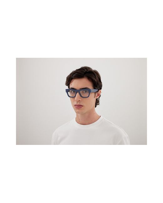 Gucci Black Gg1840O 007 Optical Frames Acetate Transparent Squared for men