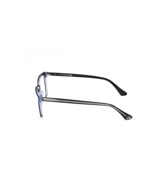Web Black We5401 005 Optical Frames Acetate Squared Normal for men