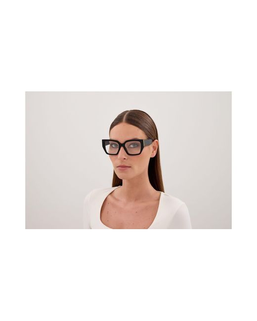 Gucci Black Gg2042O 003 Optical Frames Acetate Transparent Butterfly
