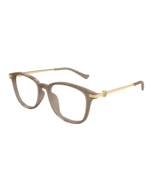Gucci Black Gg1745Oa 002 Optical Frames Acetate Transparent Round