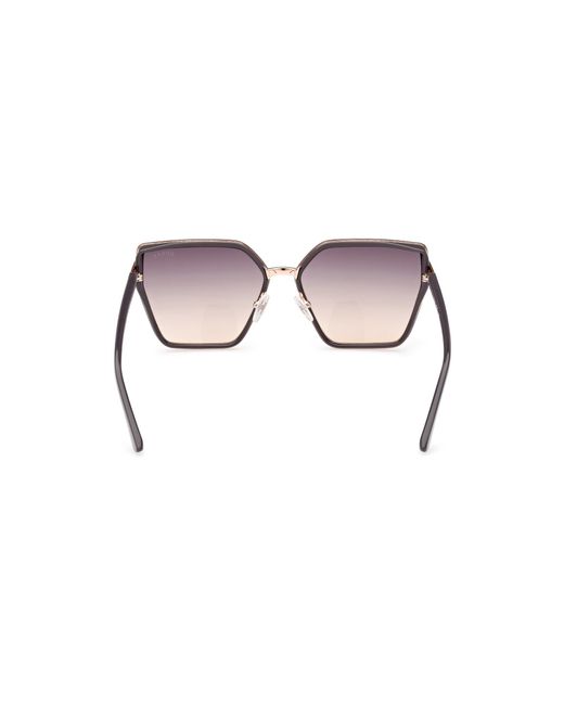 Guess Black Gu7871 20B Sunglasses Injected Butterfly Normal Shaded