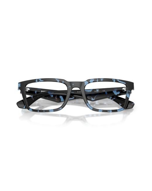 Burberry Black Be2428U 4111 Optical Frames Injected Squared Normal for men