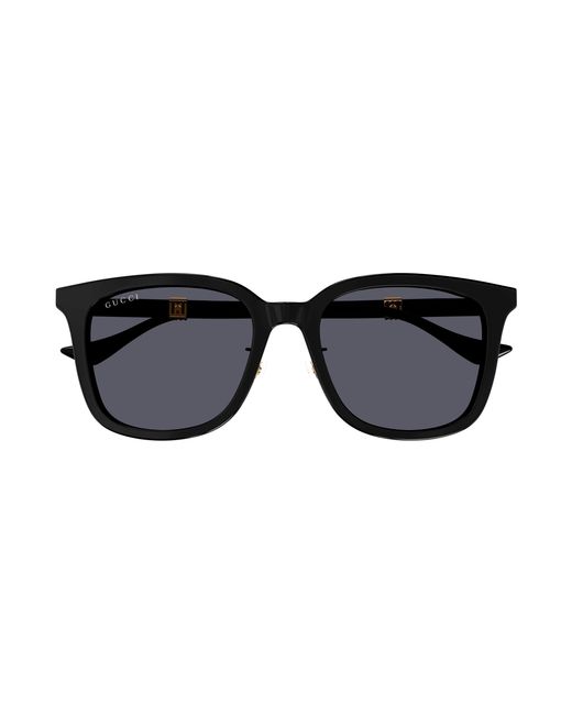 Gucci Black Gg1498Sk 001 Sunglasses Acetate Squared for men
