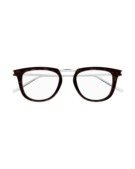 Saint Laurent Black Sl 753 Opt 002 Optical Frames Acetate Transparent Round
