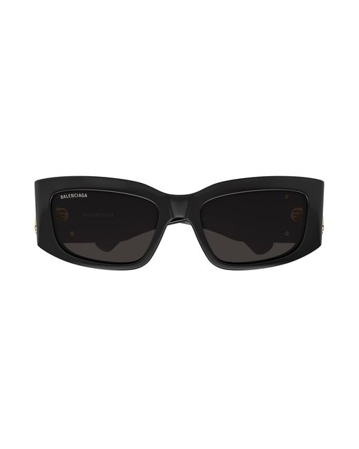 Balenciaga Black Bb0360S 005 Sunglasses Acetate Squared