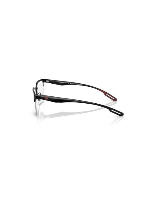 Emporio Armani Black Ea1137 3014 Optical Frames Metal Squared for men