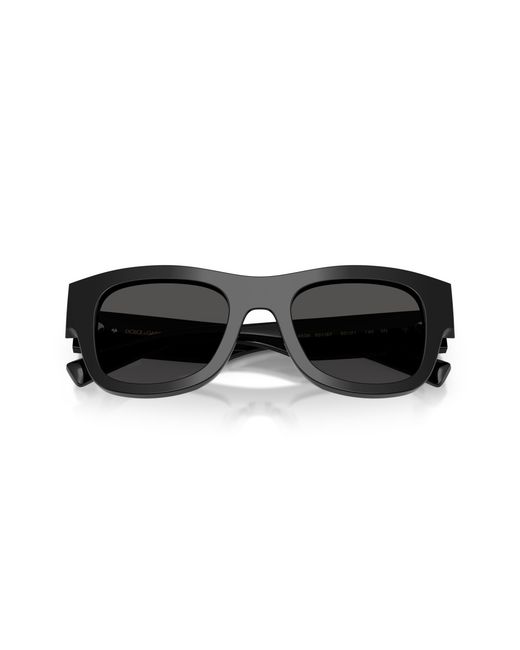 Dolce & Gabbana Black Dg4509 501/87 Sunglasses Acetate Squared Normal for men
