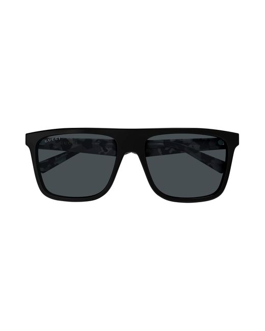 Gucci Black Gg2182S 004 Sunglasses Acetate Squared for men