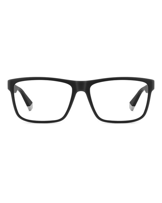 Polaroid Black Pld D569 O6W Optical Frames Eco-Poliame Squared Normal for men